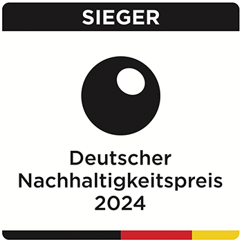 Sieger-Siegel des Deutschen Nachhaltigkeitspreises 2024